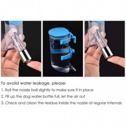 Distinctive Style Dripless Rabbit Water Bottle 350ml Puppies Crate Water Dispenser Pet Cage Hanging Distinctive Style Dripless Rabbit Water Bottle 350ml Puppies Crate Water Dispenser Pet Cage Hanging