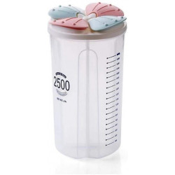 Transparent Kitchen Storage Containers Grain Sorting Storage Container Sealed Box(2500ml) Transparent Kitchen Storage Containers Grain Sorting Storage Container Sealed Box(2500ml)