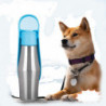 Pet Accompanying Cup Stainless Steel Outdoor Kettle Dog Walking Travel Drinking Fountain
