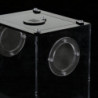 Reptile Feeding Box Transparent Cage Hatching Container For Lizards Frogs