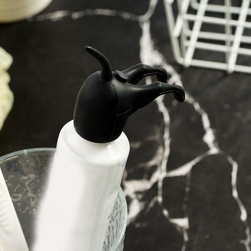 Pooping Dog Butt Toothpaste Toppers - Funny Dispenser Caps