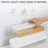 Household Noodle Translucent Box Airtight Spaghetti Box Kitchen Food Fruit Container