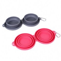 Pet Feeder Dog Bowl Siliscone Portable Folding Silicone Creative Foldable And Extended Food Container Pet Feeder Dog Bowl Siliscone Portable Folding Silicone Creative Foldable And Extended Food Container