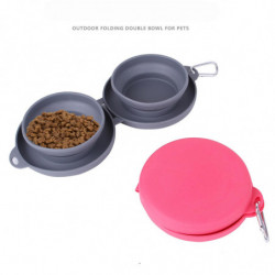 Pet Feeder Dog Bowl Siliscone Portable Folding Silicone Creative Foldable And Extended Food Container Pet Feeder Dog Bowl Siliscone Portable Folding Silicone Creative Foldable And Extended Food Container