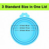 Pet Food Can Covers 3 Pack Silicone Can Lids Caps Pour Chien Chat Nourriture Humide
