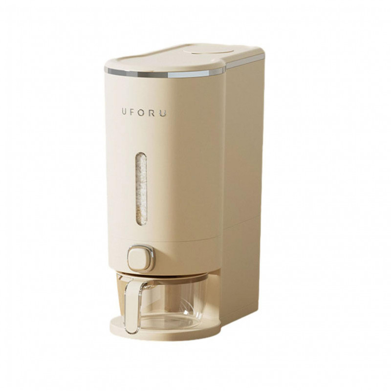 Household Rices Box with Press Button Moisture-Proof Dustproof Cans for Kitchen