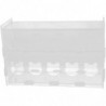 Rutin Chicken Food Container Transparent Automatic Feeder Multi-use Poultry Food Feeding Box