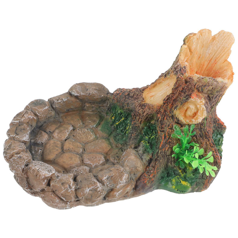 Crawling Pet Feeding Basin Reptile Small Water Holder Tortoise Food Container Reptile Feeder