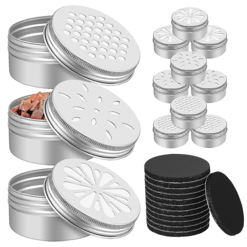 1 Set Dog Training Scent Tins Metal Storage Cans Pet Scent Training Containers With Magnetic Dots