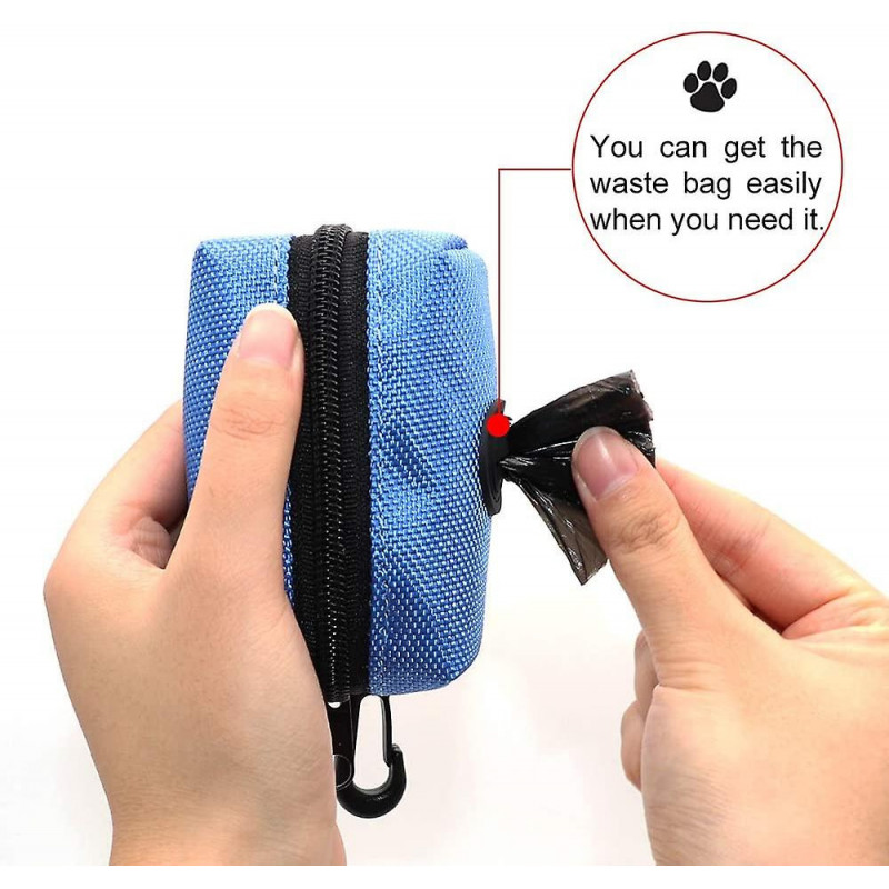 Les sacs pour chiens, distributeurs de sacs pour chiens, sacs de poche pour chiens avec boucle de fixation en laisse