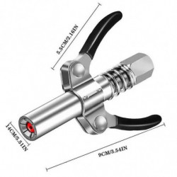 Grease Coupler No 30cm Hose Gear Grease Nozzle Heavy-duty Quick Release Grease Coupler 10000psi Two Grease Coupler No 30cm Hose Gear Grease Nozzle Heavy-duty Quick Release Grease Coupler 10000psi Two