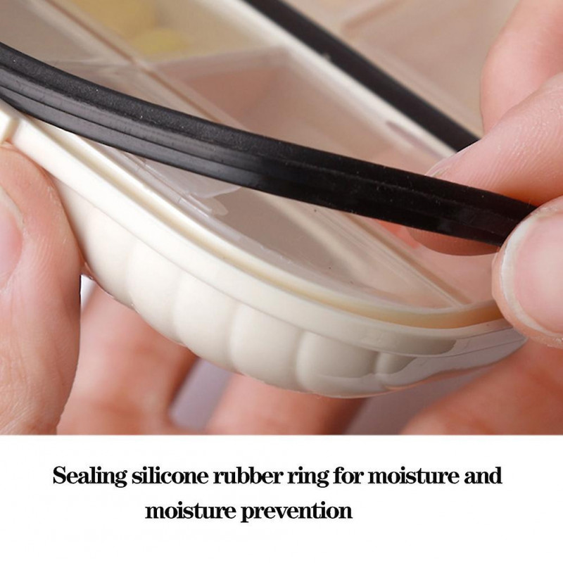 Mini Portable Tablets Distributeur Grande Capacité Boîte de Médecine Boîte de Stockage Comprimés Scellés à [...]