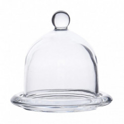 1 Set Dessert Dish Glass Tray with Transparent Lid Fruit Plate Food Container White(S) 1 Set Dessert Dish Glass Tray with Transparent Lid Fruit Plate Food Container White(S)