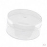 2pcs Transparent Plastic Benzine Cup Oil Container Watch Repair Accessories