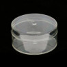2pcs Transparent Plastic Benzine Cup Oil Container Watch Repair Accessories