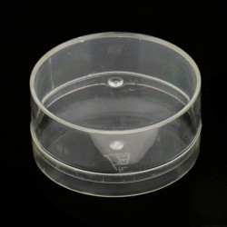 2pcs Transparent Plastic Benzine Cup Oil Container Watch Repair Accessories 2pcs Transparent Plastic Benzine Cup Oil Container Watch Repair Accessories