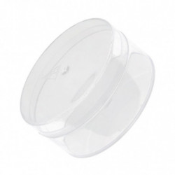 2pcs Transparent Plastic Benzine Cup Oil Container Watch Repair Accessories 2pcs Transparent Plastic Benzine Cup Oil Container Watch Repair Accessories