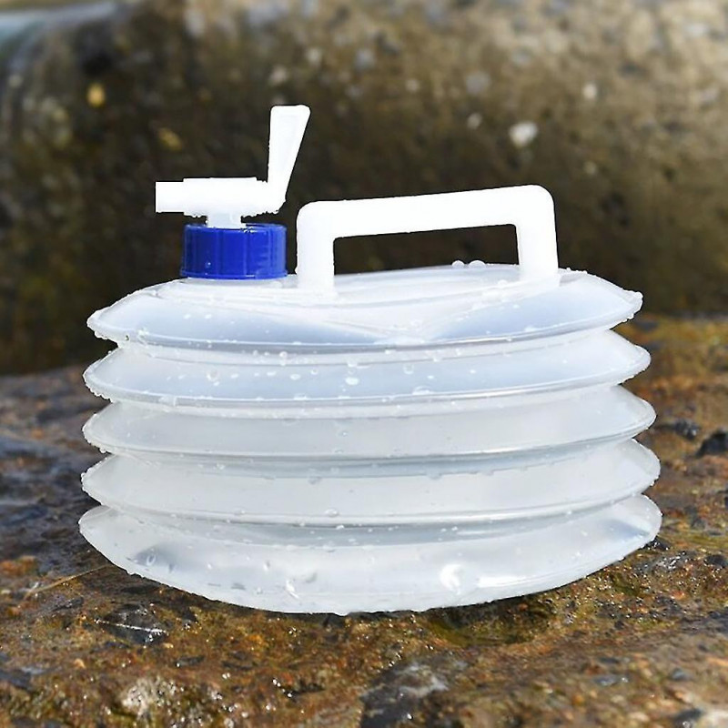 Car Foldable Bucket Outdoor Travel Portable Large Capacity Bucket With Tap