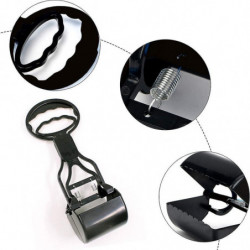 Pet Pooper Scooper, Scooper pliable poop, Scooper Pooper portable, Poignée de mâchoire