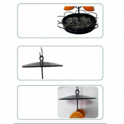 Hanging Feeding Station Birds Food Container For Outside Garden Birds Lovers Hanging Feeding Station Birds Food Container For Outside Garden Birds Lovers