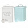 2x Multifunction Storage Tin For Laundry Powder Dry Food Green+white