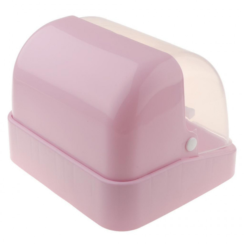 Milk Bottle Organizer Baby Bottle Dishes Container Food Storage Box Pink