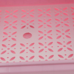 Milk Bottle Organizer Baby Bottle Dishes Container Food Storage Box Pink Milk Bottle Organizer Baby Bottle Dishes Container Food Storage Box Pink