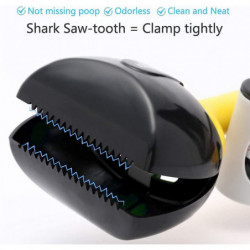 Pelle à crottes pour chiens, pelle à caca pour chiens Pelle à crottes avec sac à caca pliable