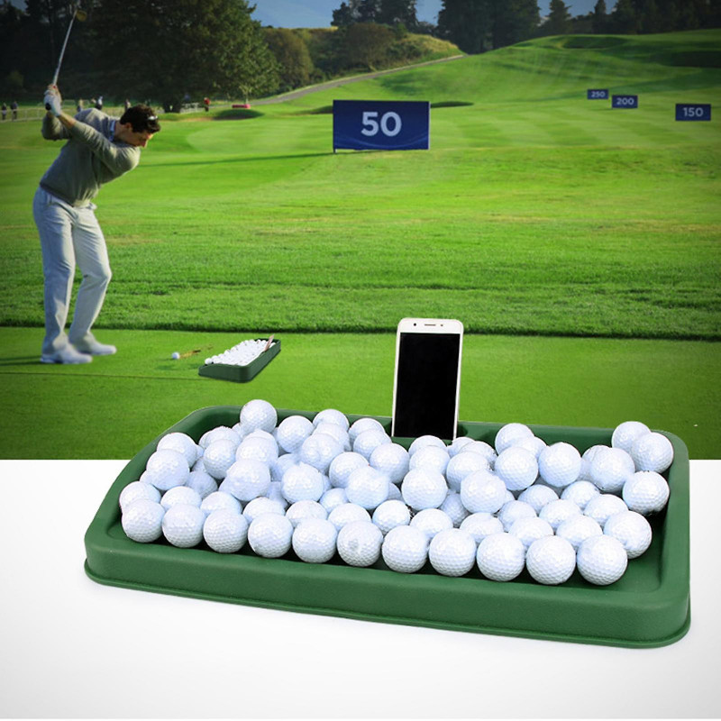 Fournitures de golf Conteneur Plateau de balle de golf de grande capacité pour Golf Links Home Green
