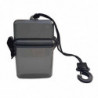 Waterproof Dry Box Container Clip For Scuba Diving Surf Transparent Gray