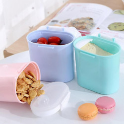 Portable Baby Formula Milk Powder Container Box With Scoop, Bpa Free Pink L Portable Baby Formula Milk Powder Container Box With Scoop, Bpa Free Pink L