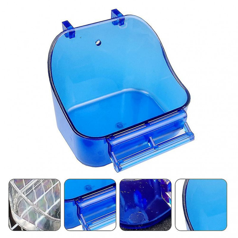 1pc Pet Supply Small Pet Feeder Container Pet Bathtub Pet Feeding Container