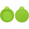 Can Covers Universal Silicone for Pet Food Cans Fits Most Standard Size BPA Free - 2-Pack, Green