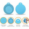 Can Covers Universal Silicone for Pet Food Cans Fits Most Standard Size BPA Free - 2-Pack, Green