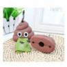Cute Doggy Waste Bags Dispenser Cleaning, Compact Poo Shaped Dog Pet Poop Dropping Sack Holder Carry Container