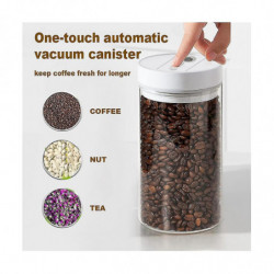 Electric Coffee Beans Vacuum Sealed Tank Food Storage Jars Household Moisture-proof Air Extraction Airtight Container-b Electric Coffee Beans Vacuum Sealed Tank Food Storage Jars Household Moisture-proof Air Extraction Airtight Container-b