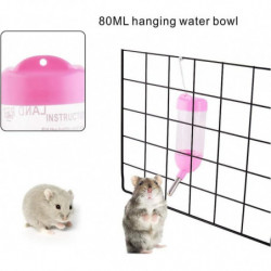80ml 3-in-1 Hamster Automatic Roll-On Drinker Pet Food Container Base (Pink) 80ml 3-in-1 Hamster Automatic Roll-On Drinker Pet Food Container Base (Pink)