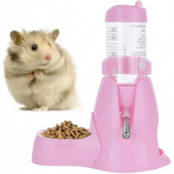 80ml 3-in-1 Hamster Automatic Roll-On Drinker Pet Food Container Base (Pink) 80ml 3-in-1 Hamster Automatic Roll-On Drinker Pet Food Container Base (Pink)