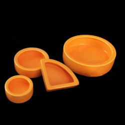 2 Pack Reptile Ceramic Food Bowl,Reptile Worm Dish Feeding Dishround,S 2 Pack Reptile Ceramic Food Bowl,Reptile Worm Dish Feeding Dishround,S