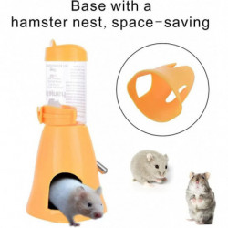 80ml 3-in-1 Hamster Automatic Roll-On Drinker Pet Food Container Base (yellow) 80ml 3-in-1 Hamster Automatic Roll-On Drinker Pet Food Container Base (yellow)
