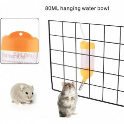 80ml 3-in-1 Hamster Automatic Roll-On Drinker Pet Food Container Base (yellow) 80ml 3-in-1 Hamster Automatic Roll-On Drinker Pet Food Container Base (yellow)