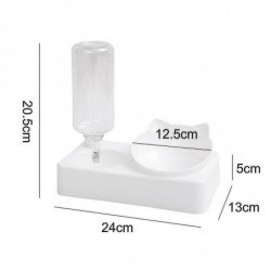 Oreilles de chat 15 Garde de cou incliné Cat Water Bowl Cat Food Bowl Dog Bowl Pet Automatic Waterer Oreilles de chat 15 Garde de cou incliné Cat Water Bowl Cat Food Bowl Dog Bowl Pet Automatic Waterer