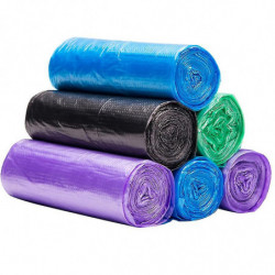 100 Pcs/5 Rolls 50x60cm Disposable Thicken Household Plastic Garbage Waste Trash Bags With Handle Garbage Bags [...]