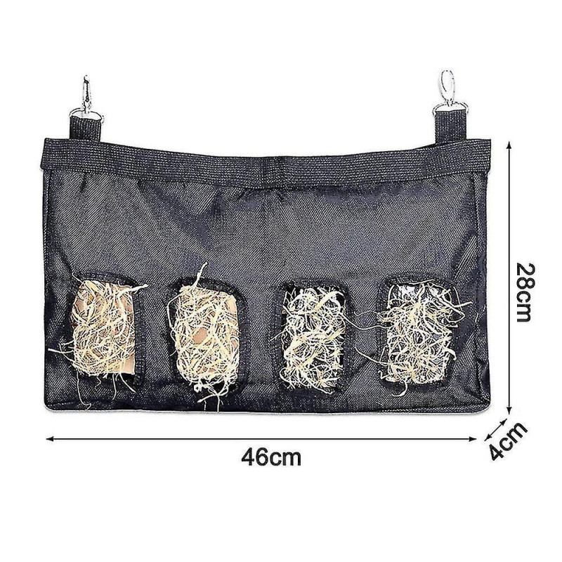 Station d’alimentation en foin de lapin Distributeur d’aliments en foin pour lapins 28 * 46 * 4cm