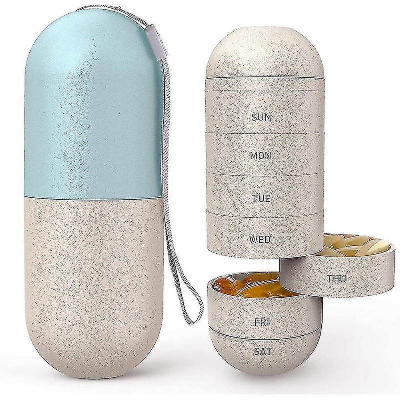 Pill Storage Box, Travel Capsule Sealed Box, Waterproof And Moisture-proof Pill Box