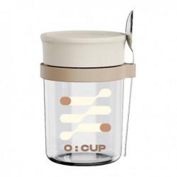 350ML Glass Overnight Oats Containers Vibrant Stackable Jars with Lids Spoon Healthy Food Storage Solution 350ML Glass Overnight Oats Containers Vibrant Stackable Jars with Lids Spoon Healthy Food Storage Solution