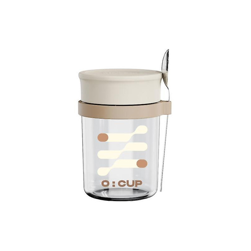 350ML Glass Overnight Oats Containers Vibrant Stackable Jars with Lids Spoon Healthy Food Storage Solution