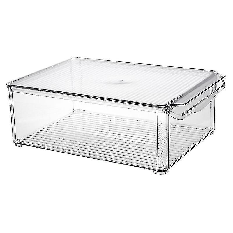 Fresh-keeping fermentation box plastic transparent sealed box refrigerator fresh-keeping storage box