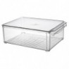 Fresh-keeping fermentation box plastic transparent sealed box refrigerator fresh-keeping storage box