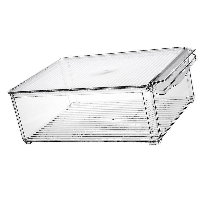Fresh-keeping fermentation box plastic transparent sealed box refrigerator fresh-keeping storage box